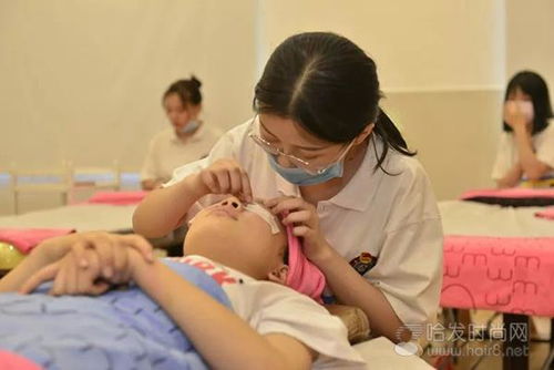 长沙财经学校美发与形象设计 美容美体专业学生技能成果展示